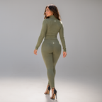 Sculpt Fit Zip Jacket & High‑Waist Lift Legging Set